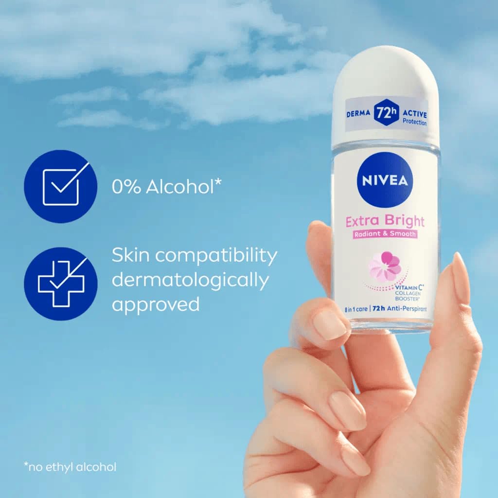 NIVEA twin-pack box layout illustrating convenience and extra supply