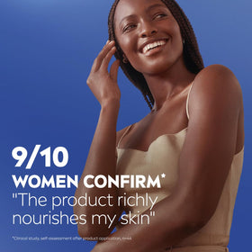 NIVEA feet care close-up showing softening effect on dry skin