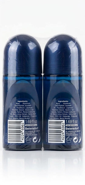 NIVEA Men close-up of roll-on applicator demonstrating smooth application