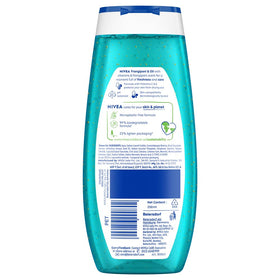 NIVEA in bathroom lifestyle scene conveying a fresh pampering shower