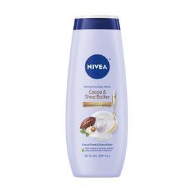 NIVEA front label of 20 fl oz bottle showing product name and scent benefit