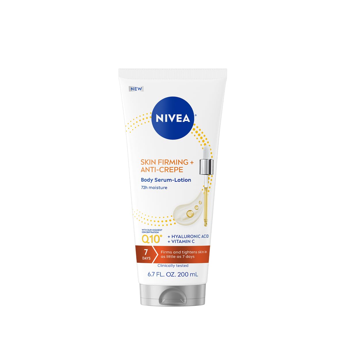 NIVEA front tube packaging showing the product for firming and hydration