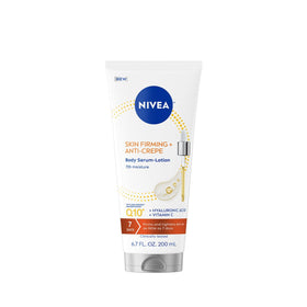 NIVEA front tube packaging showing the product for firming and hydration