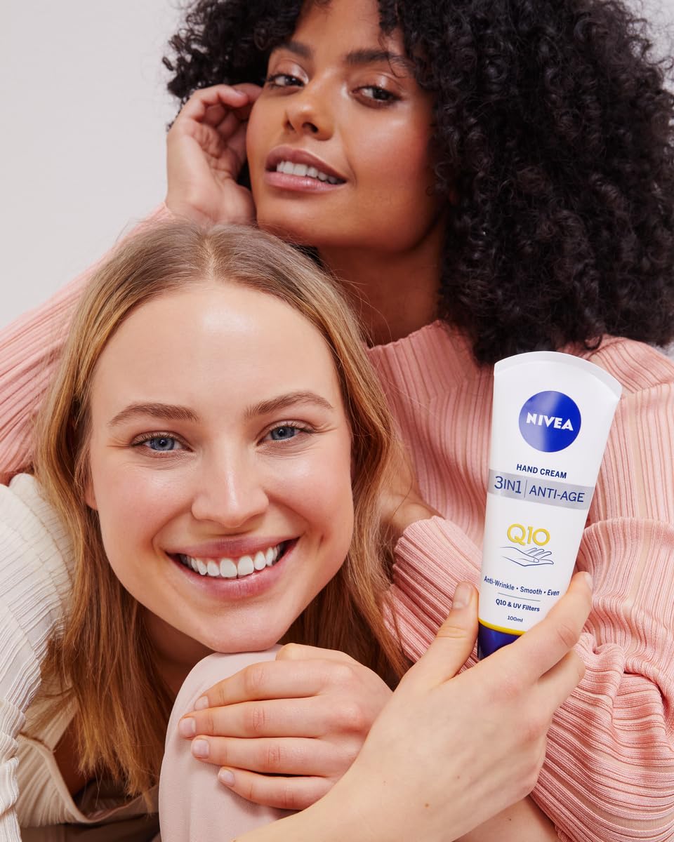 NIVEA hand cream inside a handbag ready for on-the-go moisturising convenience