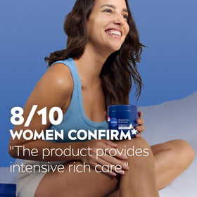 NIVEA with hyaluronic acid visual emphasizing moisture retention benefit