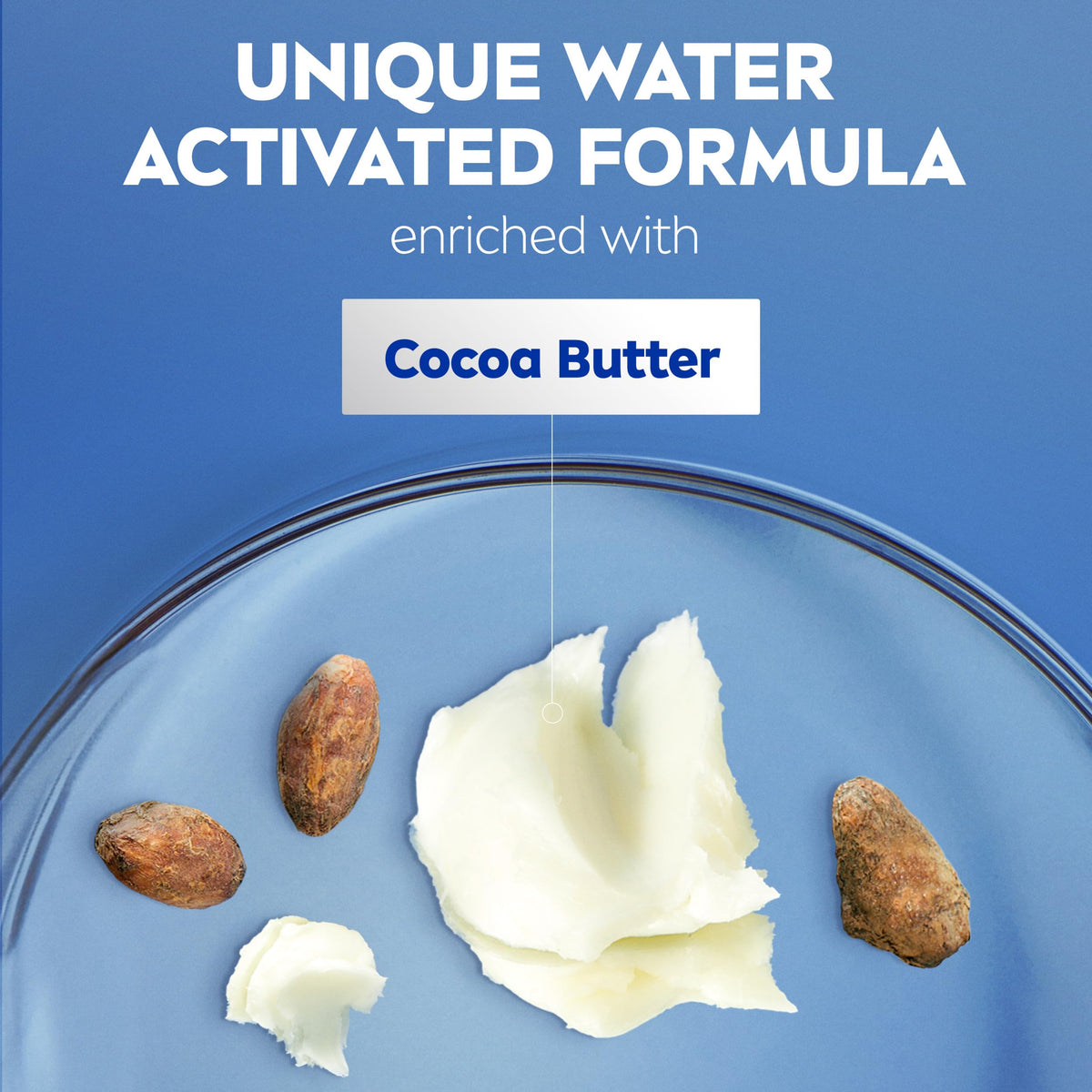 NIVEA application on leg demonstrating quick-absorbing hydration benefit