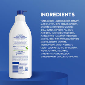 NIVEA bottle placed on bathroom shelf showing everyday routine convenience