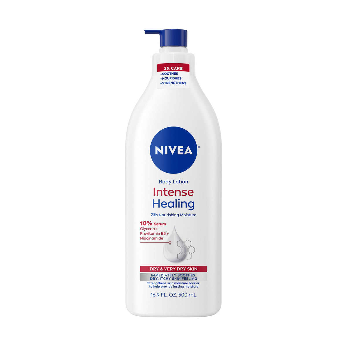 NIVEA front packaging showing bottle and product name for easy identification