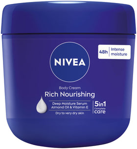 NIVEA jar front view showing 400ml packaging and clear product identity benefit hydration