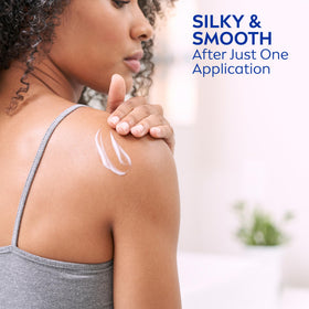 NIVEA label closeup showing ingredient panel and clear usage information benefit