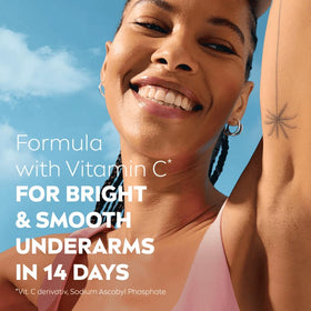 NIVEA ingredient label detail highlighting vitamin C and super foods benefits