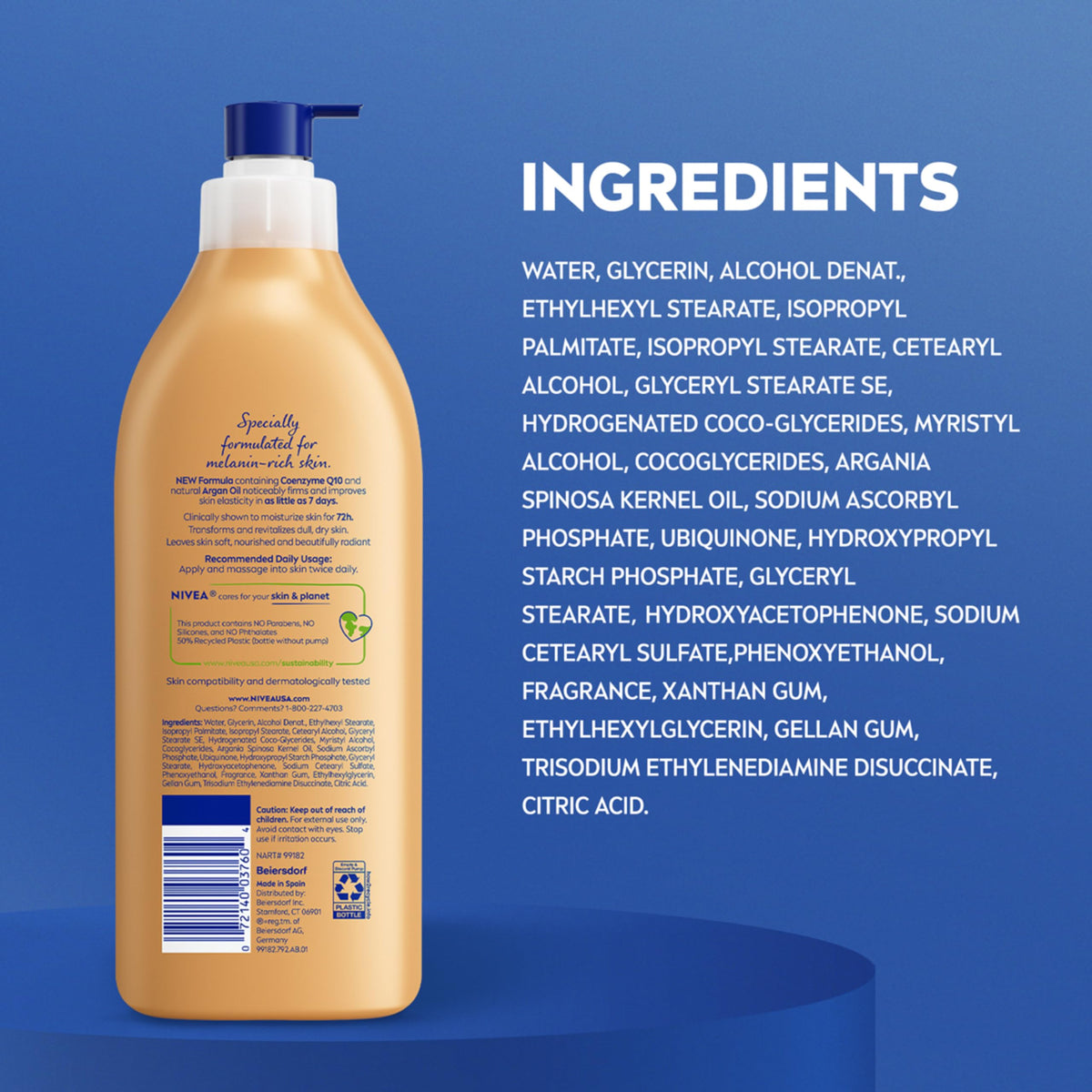 NIVEA on bathroom shelf in lifestyle scene showing daily routine benefit