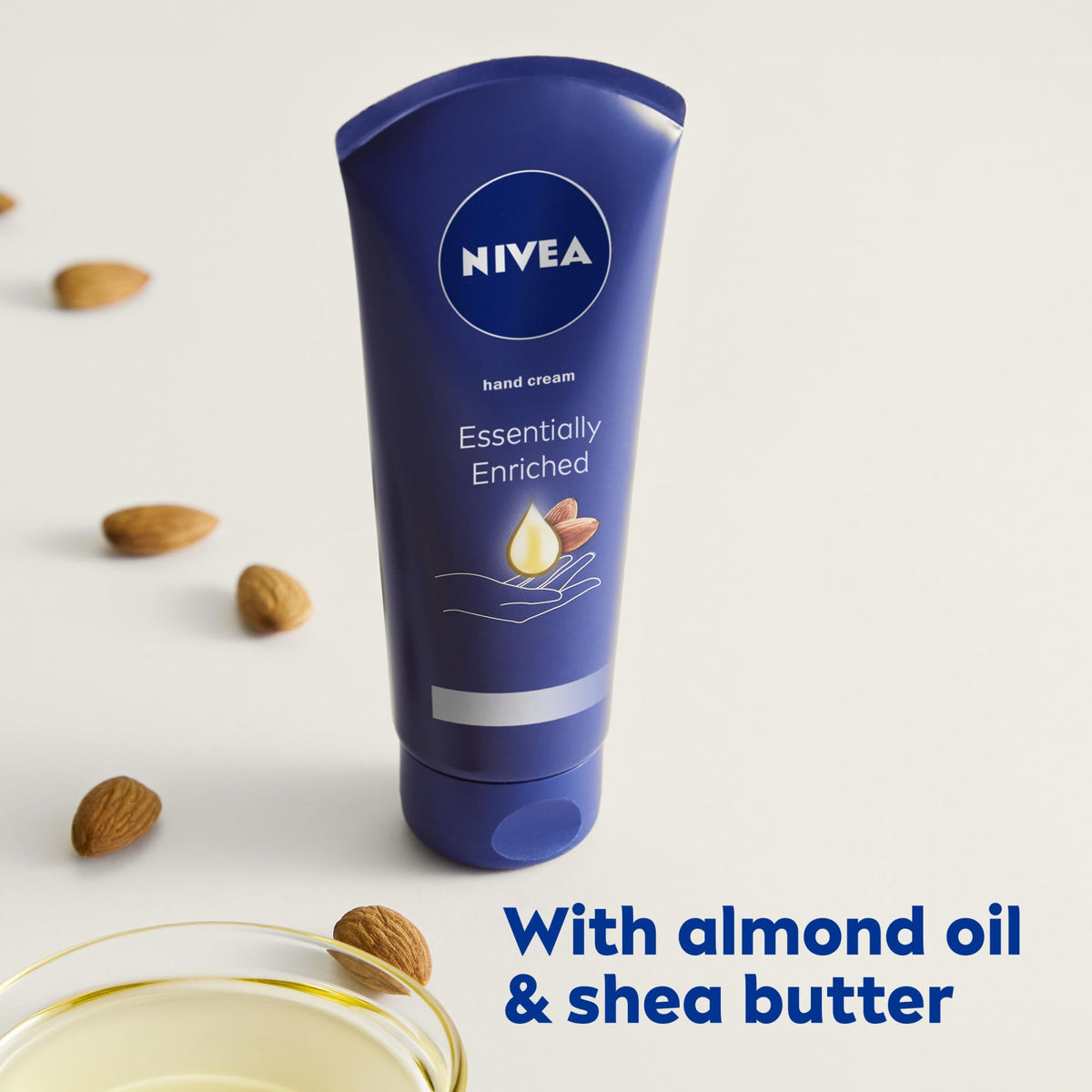 NIVEA lip balm applying on lips to soothe and soften