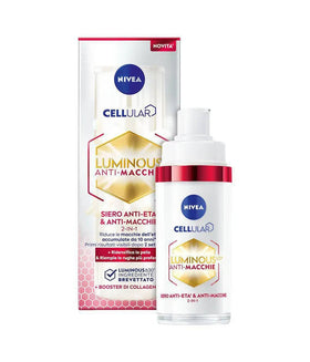 NIVEA serum placed by sink during morning routine illustrating layering under moisturizer