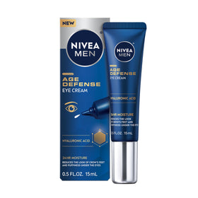 NIVEA MEN front tube view showing compact travel-friendly eye cream