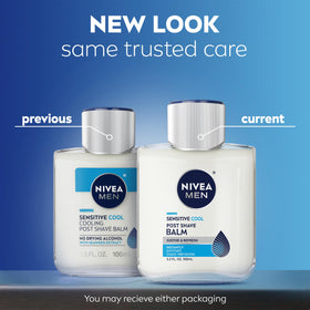 NIVEA MEN back label with ingredient details and directions