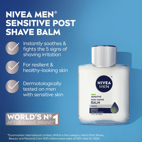 NIVEA MEN balm texture on skin demonstrating fast absorption and hydration