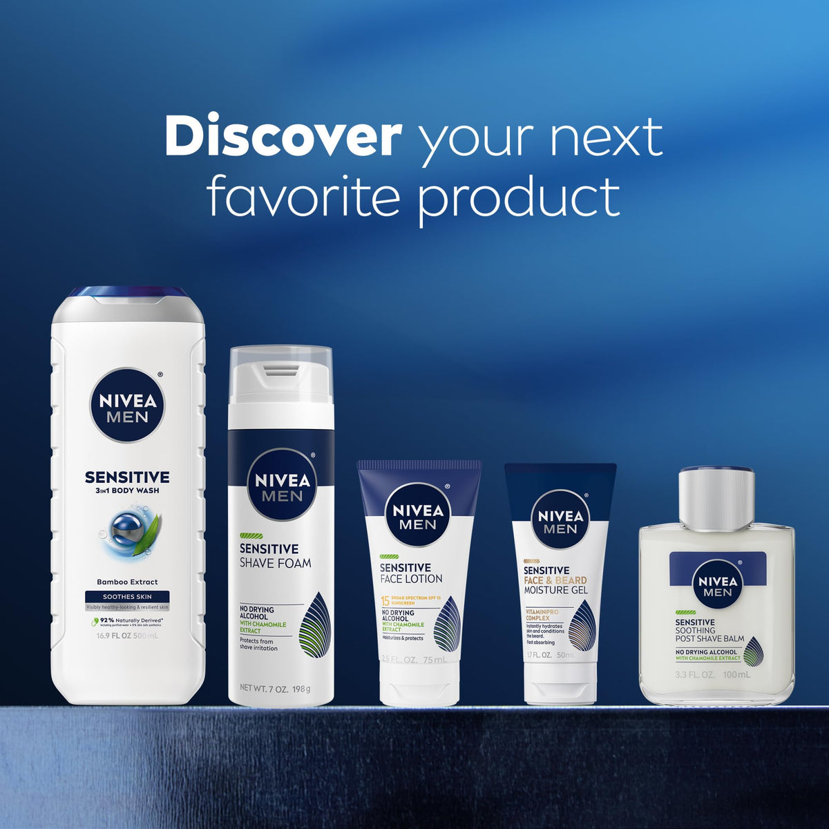NIVEA MEN bathroom lifestyle shower scene showing everyday practical use benefit