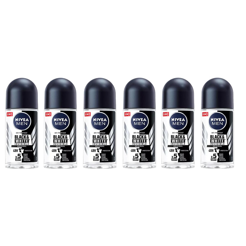 NIVEA Men front packaging showing roll-on bottle and benefits