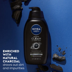 NIVEA MEN close-up foam texture demonstrating rich cleansing lather