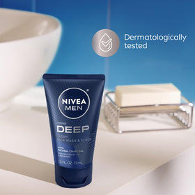 NIVEA MEN creamy foam lather demonstrating effective cleansing action