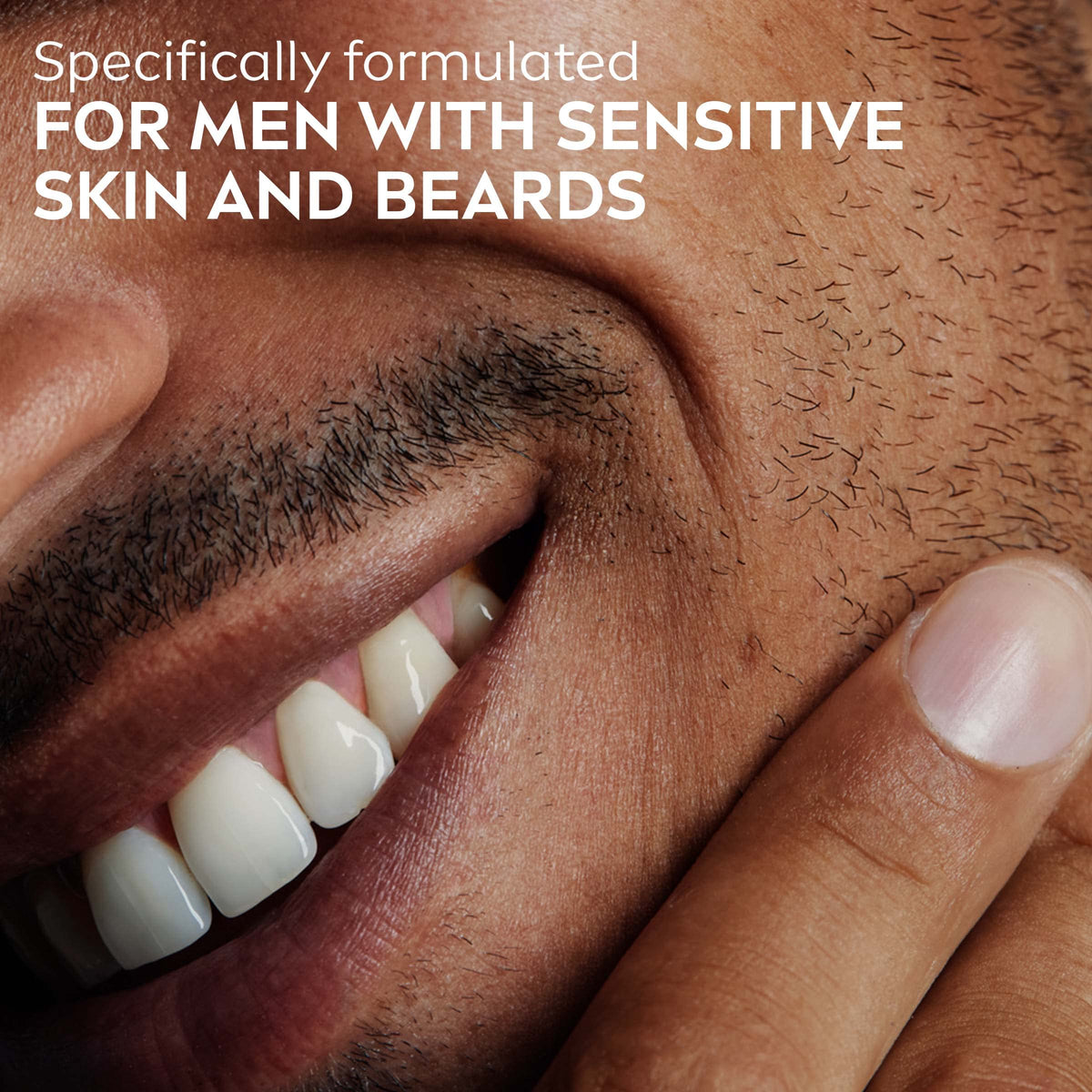 NIVEA MEN dermatologist-tested badge assuring gentle formulation