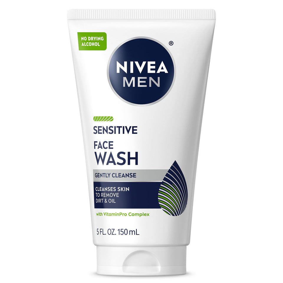 NIVEA MEN front tube view showing clean packaging and easy dispensing benefit