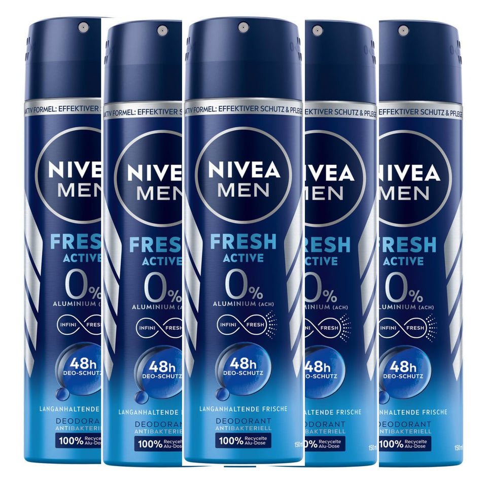 NIVEA Men front packaging showing can and brand for clear product ID