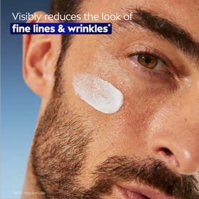 NIVEA MEN applied near beard showing beard-friendly formula and non-greasy finish