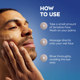 NIVEA MEN chamomile extract close-up indicating calming ingredient benefit