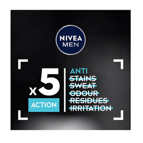 NIVEA Men being applied underarm demonstrating easy application