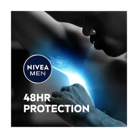 NIVEA Men lifestyle image wearing black shirt, no white marks