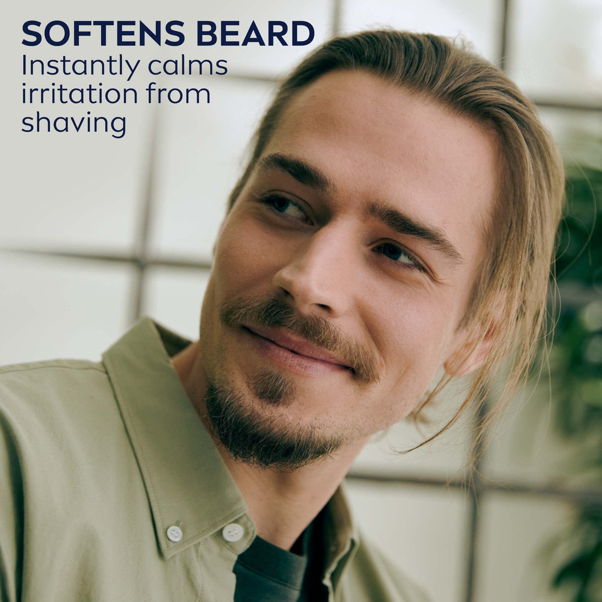 NIVEA MEN label highlighting hemp seed oil and vitamin E benefits