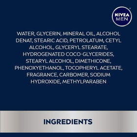 NIVEA MEN tin on bathroom counter in lifestyle setting showing daily routine benefit