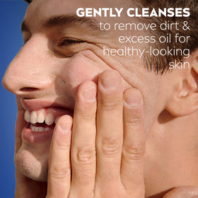 NIVEA MEN lotion being squeezed from tube showing easy application benefit