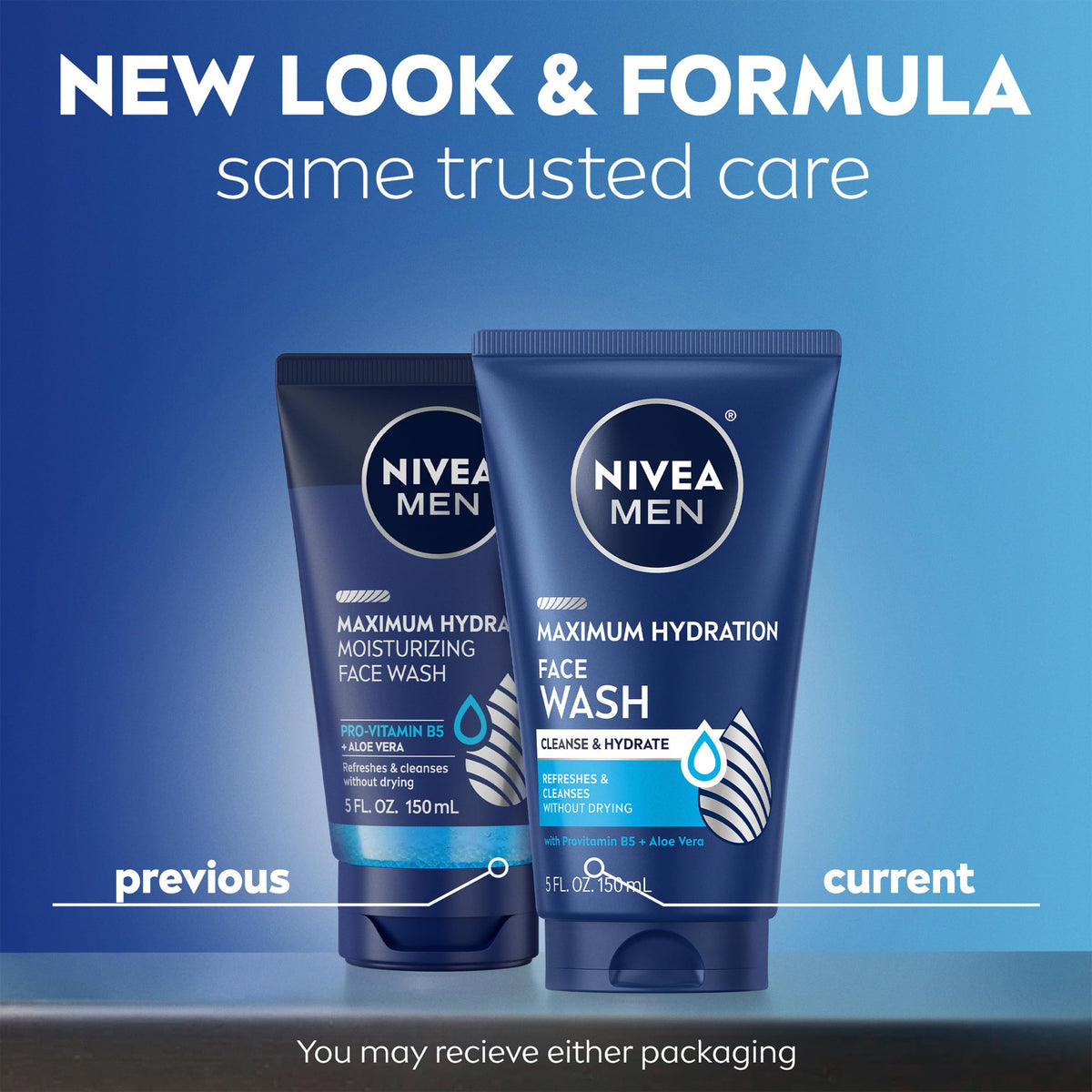 NIVEA MEN back label close-up displaying ingredients and usage instructions for transparency