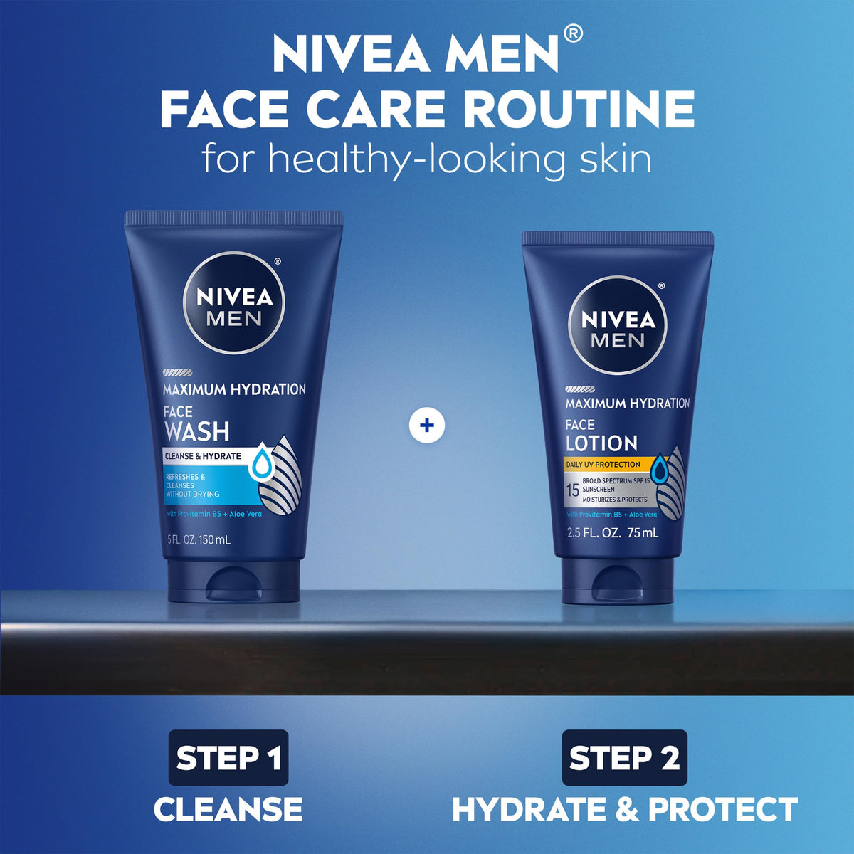 NIVEA MEN cap and tube detail highlighting flip-top packaging for controlled dispensing