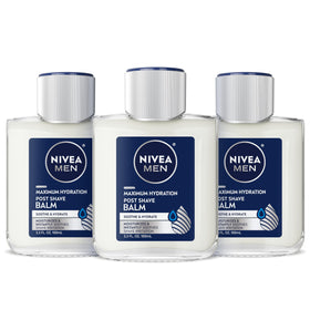 NIVEA MEN front packaging showing bottle and brand benefits