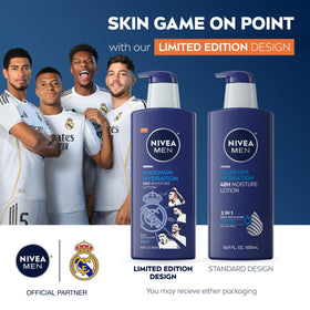 NIVEA MEN pump top close-up for easy dispensing and quick use