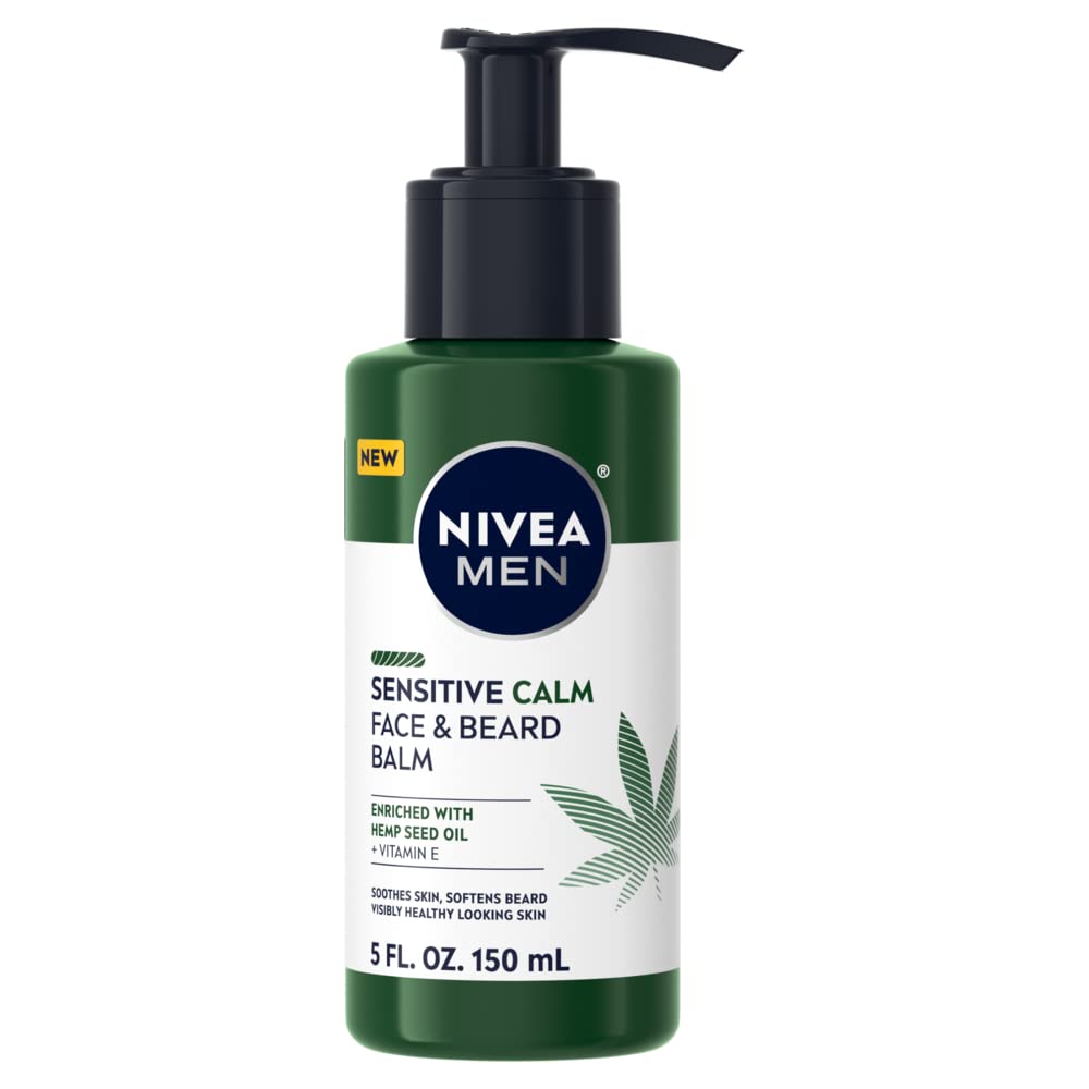 NIVEA MEN front pump bottle showing convenient dispensing benefit