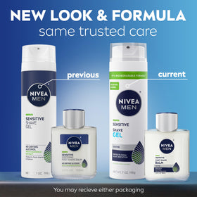 NIVEA MEN shave gel foam close-up, creamy lather for smoother razor glide