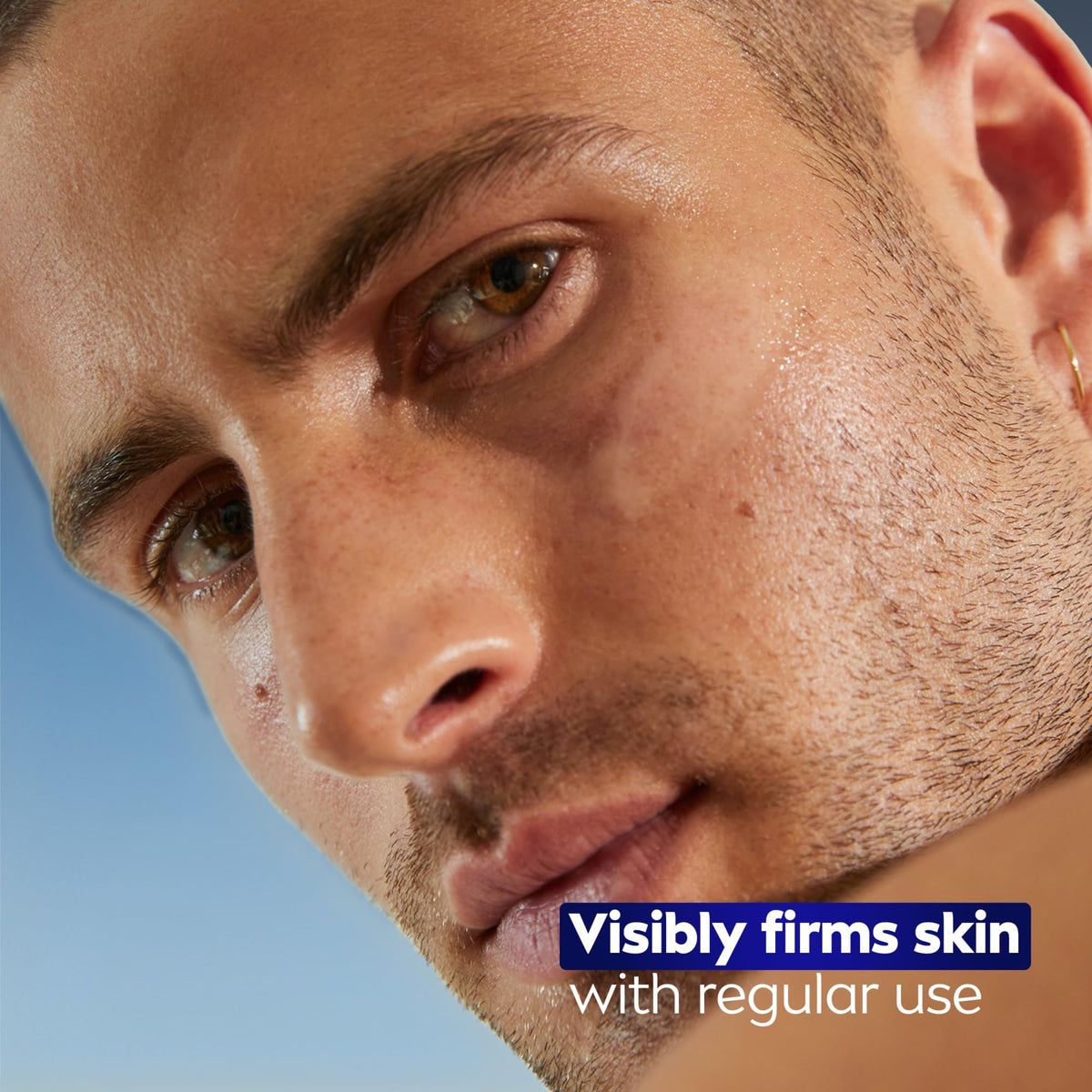 NIVEA MEN bottle with Pro‑Retinol and hyaluronic visual conveying anti‑aging hydration
