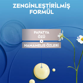 NIVEA Men ingredient label highlighting chamomile and witch hazel soothing benefits