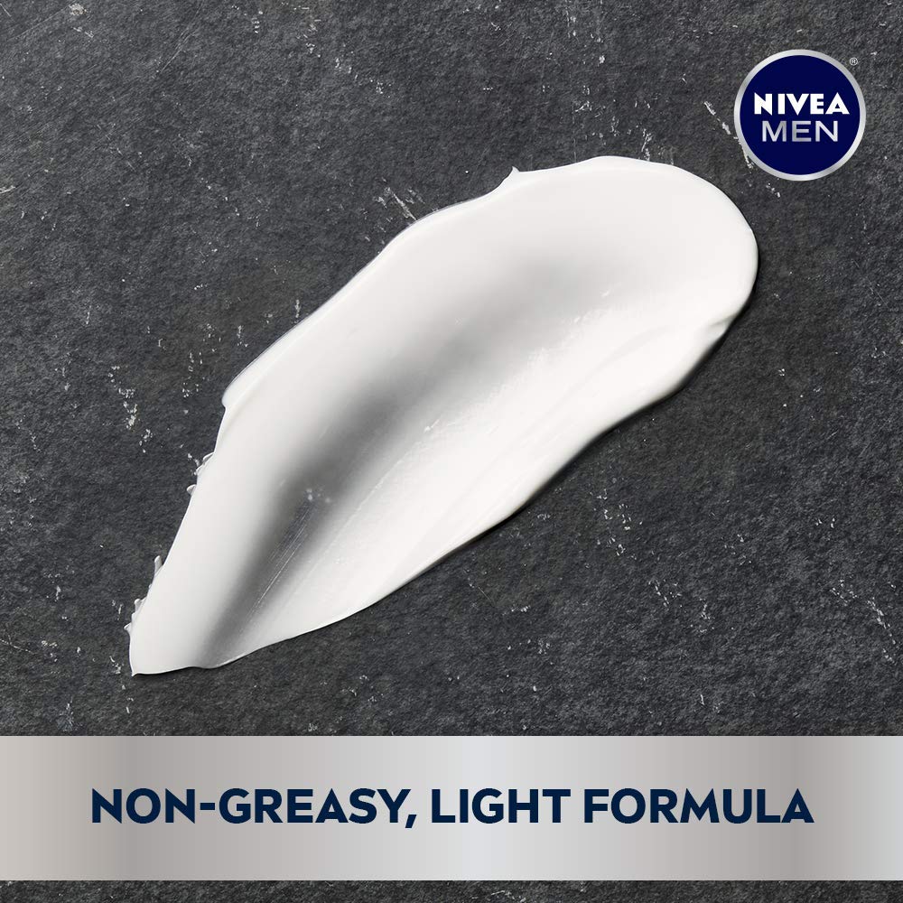 NIVEA MEN cream texture close-up showing smooth consistency and fast absorption benefit
