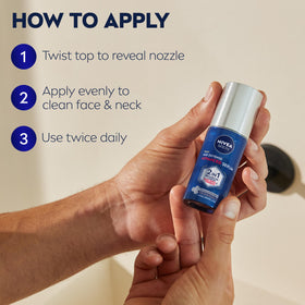 NIVEA MEN Thiamidol ingredient visual emphasizing dark spot targeting