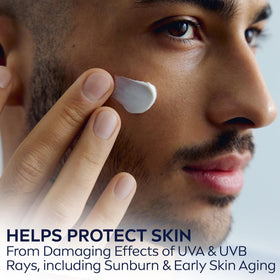 Three NIVEA MEN tubes arranged for travel convenience and everyday use