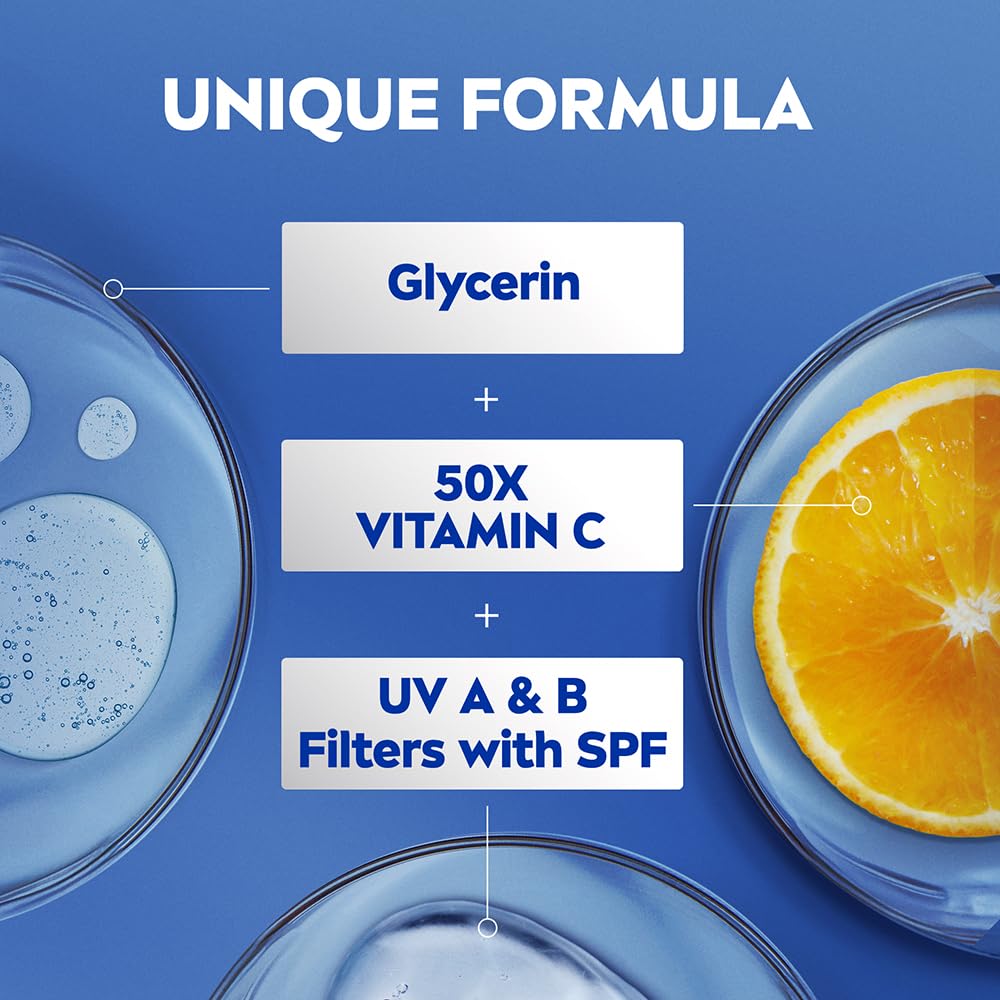 NIVEA being applied to forearm to hydrate skin and impart subtle glow
