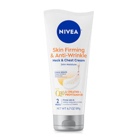NIVEA front tube view showing product and branding with clear benefit