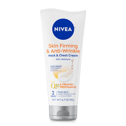 NIVEA front tube view showing product and branding with clear benefit