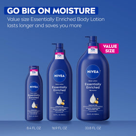NIVEA recycled packaging label close-up indicating eco-conscious benefit